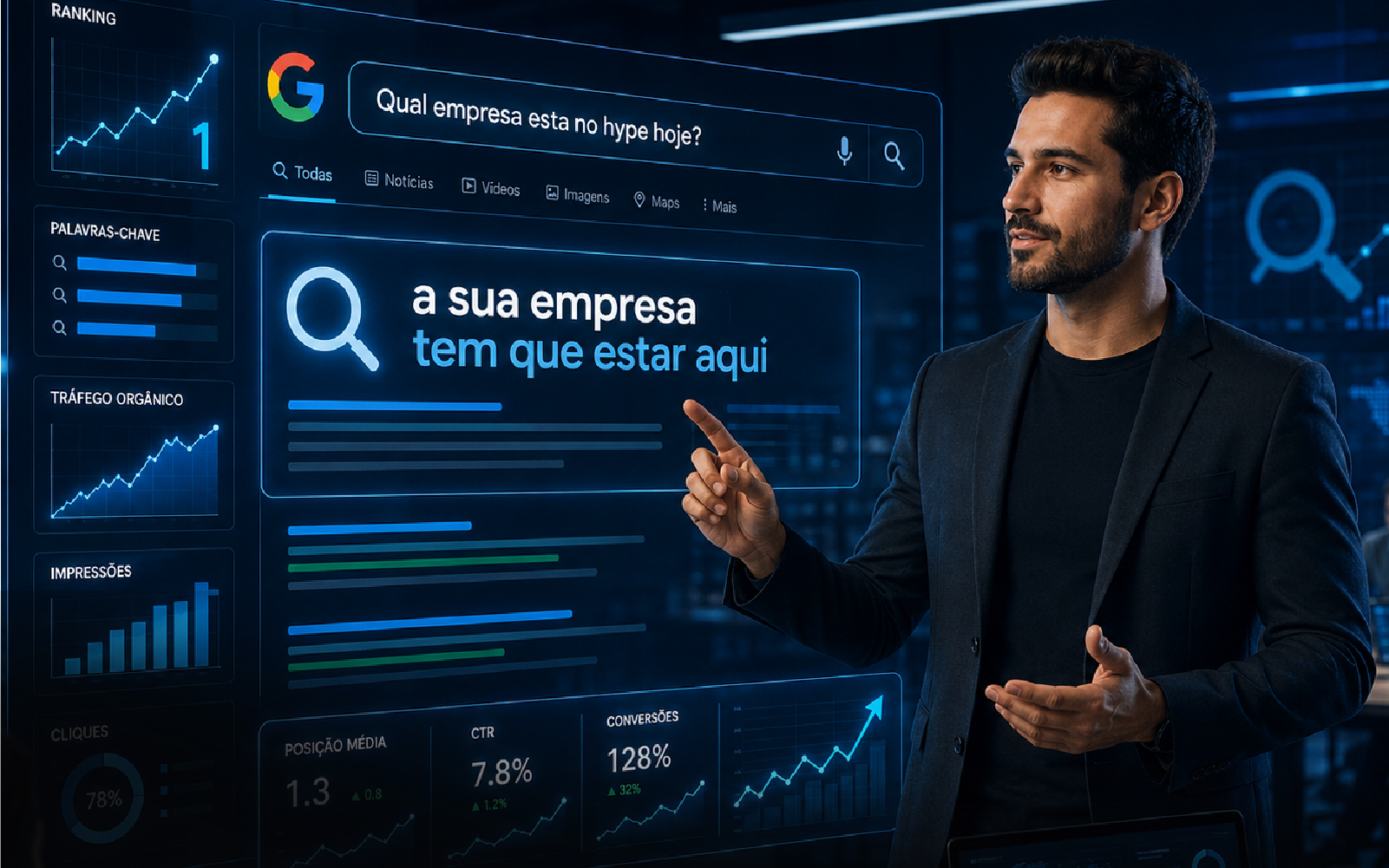 Serviço de SEO e performance da HYPE